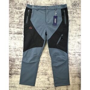 NWT Outdoor‎ Sports Sotshell Pants - Steel Blue / Black - Men's XXL